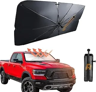 Car Windshield Sun Shade Umbrella Foldable Car Sun Shade Windshield Fit Sedan SUV Pickup Truck Most Vehicles Car Window Shades Front Windshield Sunshade for car Windshield