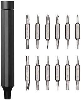 Hoto 24 in 1 Precision Screwdriver Set (Aluminum Alloy) - Dark Gray