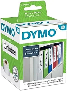 ملصق Dymo LabelWriter Levrarch، مقاس 59 مم × 190 مم