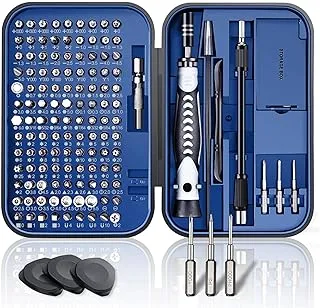 EasyTime Precision Screwdriver Set, 130 IN 1 Electronics Repair Tool Kit with 120 bits, Magnetic Drive Kit for iPhone, Macbook, Computer, Laptop, PC, PS4, Xbox, Household Appliances