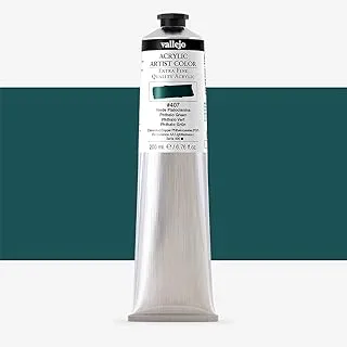 Vallejo 17.407 Acrylic Artist Color 200 ml, Phtalo Green