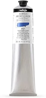 Vallejo 17.421 Acrylic Artist Color 200 ml, Cobalt Blue