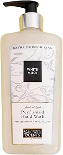 Shower Scents White Musk Extra Moisturizing Perfumed Hand Wash with Pro -Vitamin B5, Vitamin E and Antioxidants 312ml