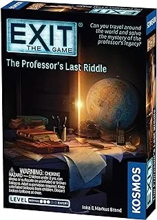 EXIT: The Professor's Last Riddle | Escape Room| Brainteasers | Mystery Solving | Treasure Hunt | Kosmos Game | at-Home Escape Room