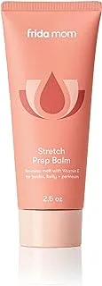 Frida Mom Stretch Prep Balm - Moisturizer for Pregnancy Stretch Marks & Perineal Massages - 2.5 oz