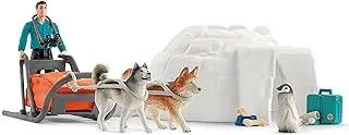 Schleich Antarctic Expedition Wild Life Toy Playset for Boys and Girls, Ages 7+