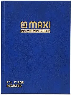 MAXI REGISTER BOOK/MANUSCRIPT BOOK A4 2QR 60GSM 96 SHEETS