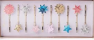 Meri Meri Mixed Glitter Star Hair Slides 10-Piece Set