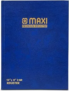 MAXI REGISTER BOOK/MANUSCRIPT BOOK A4 2QR 60GSM 96 SHEETS