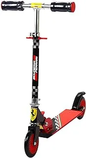 Hamleys Ferrari 2 Wheel Scooter Ride on Scooter for Kids Bike Toys for Boys and Girls Black