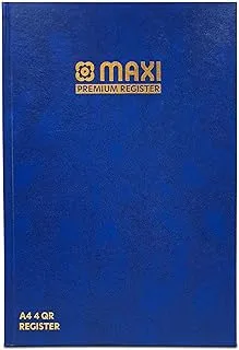 MAXI REGISTER BOOK/MANUSCRIPT BOOK A4 2QR 60GSM 96 SHEETS