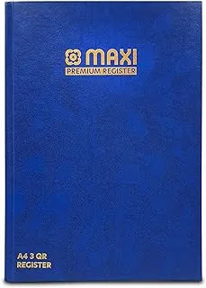 MAXI REGISTER BOOK/MANUSCRIPT BOOK A4 2QR 60GSM 96 SHEETS