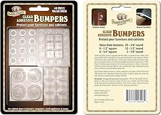 Parker & Bailey 48 Piece Value Pack of Clear Adhesive Bumpers