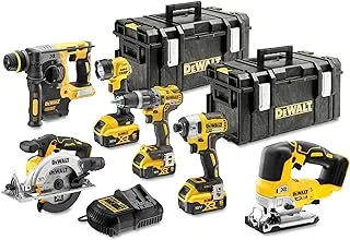 Dewalt DCK690P3T 18V Brushless 6 Piece Kit with 3X 5.0Ah Batteries, Charger & Case