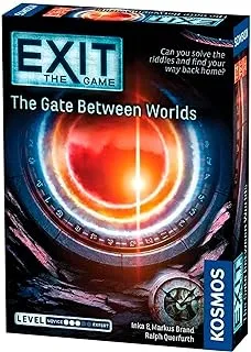 Thames & Kosmos - EXIT: The Gate Between Worlds - Level: 3/5 - Unique Escape Room Game - 1-4 Players - Puzzle Solving Strategy Board Games for Adults & Kids, Ages 10+ - 692879