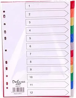 Deluxe 1-12 Premium PVC Color Divider