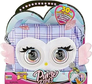 Purse Pets Print Perfect Owl - Interactive Animal Bag with 30+ Sounds, Blinkles, Music and Play, from 5 Years