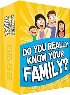 DO YOU REALLY KNOW YOUR FAMILY? A Fun Family Game Filled with Conversation Starters and Challenges - Great for Kids, Teens and Adults