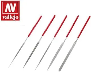 Vallejo T03002 Diamond Needle File Set 5-Pieces