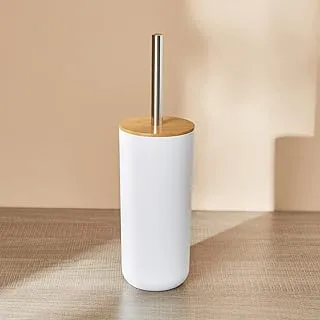 Homebox Hugo Toilet Brush With Holder 9.8x27 CM White/Beige