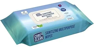 Core Clean Fresh Scent Sanitizing Multipurpose Wet Wipes 80-Pieces