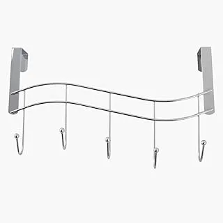 Home Box Dragon Overdoor Hooks Rack -38X10.5X24Cm - Chrome