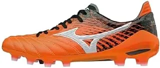 Mizuno P1GA175154 Morelia Neo II MIJ Soccer Shoes for Men, Size UKM9.5, Orange/White