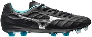 Mizuno P1GA178903 Rebula VI Japan حذاء كرة القدم للرجال، مقاس UKM8، أسود/فضي/أزرق