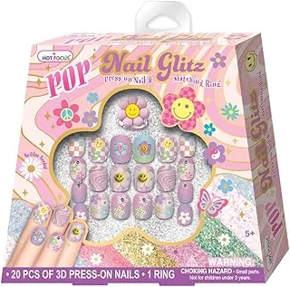 Hot Focus - 032GF - Pop Nail Glitz, for 5+ years