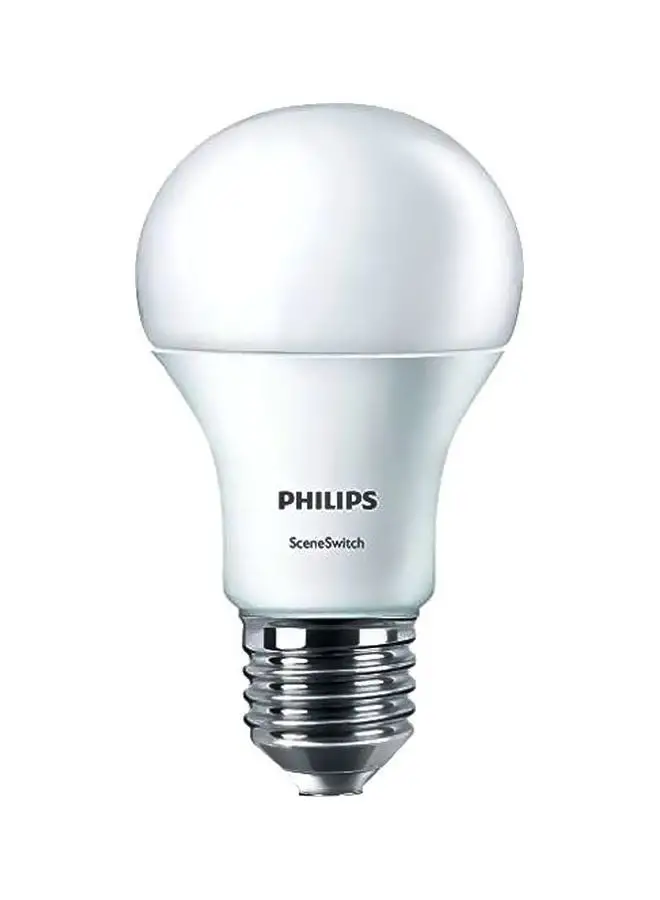 Philips LED Scene Switch A60 8-70W E27 3000K/6500K WW-CDL White