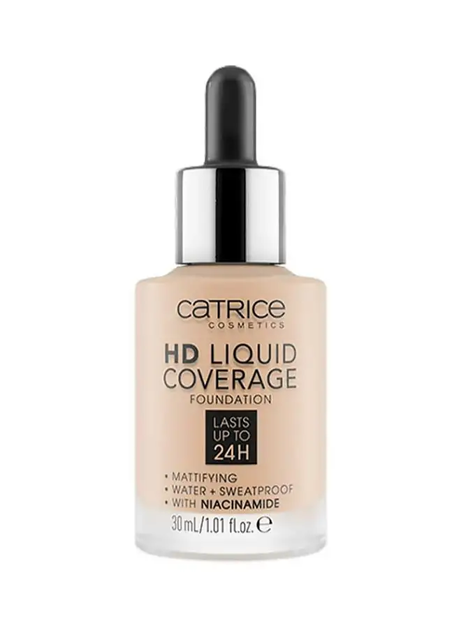 Catrice Hd Liquid Coverage 010 Foundation 30 ml 010 Light Beige