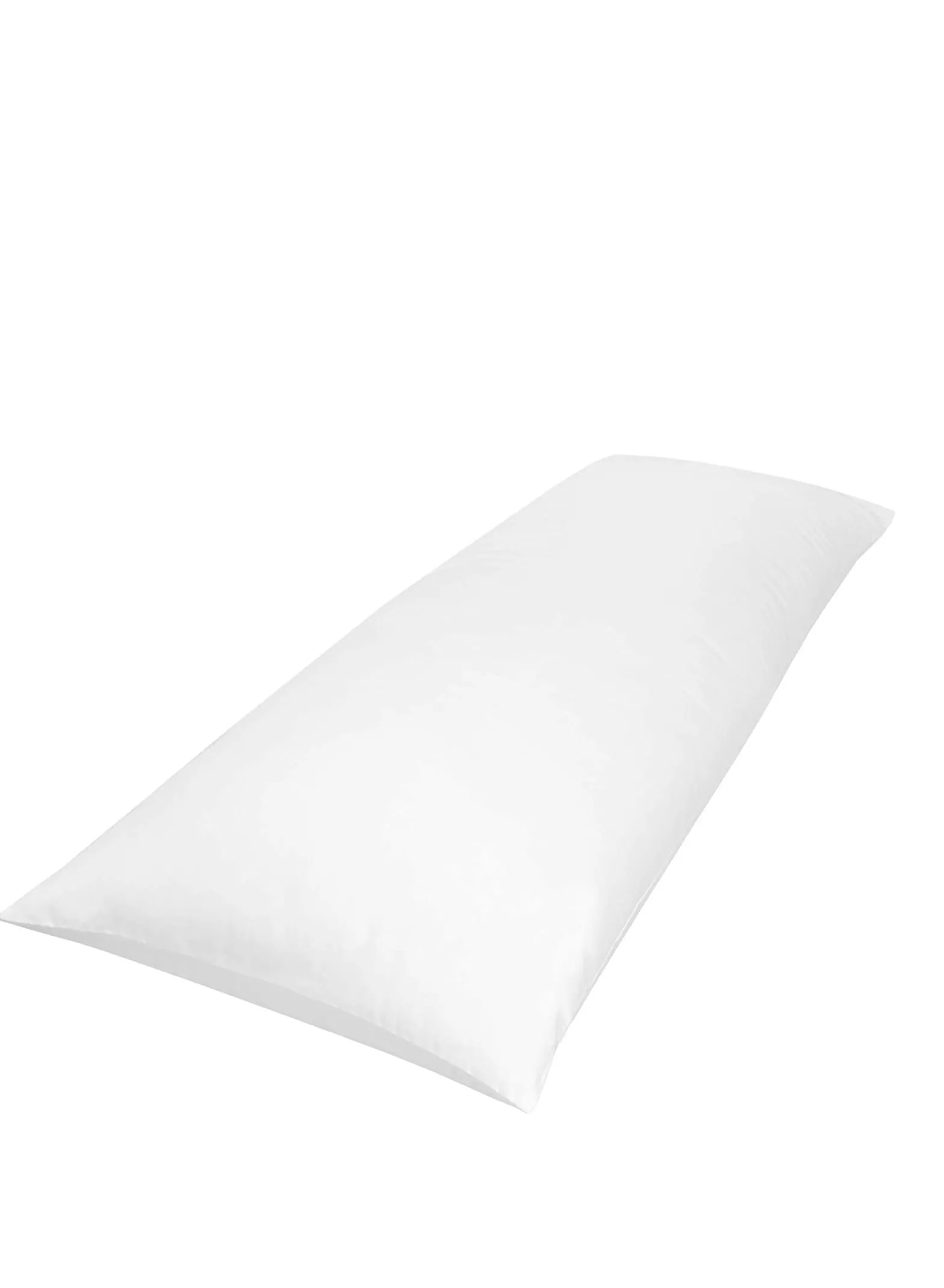 Maestro Maestro Full Body Pillow Cotton Feel Plain White Hollowfiber 1400 gm Filling, Breathable Large Body Pillow for Side Sleepers, 45x 120 cm with 1 Pc Cotton feel Pillowcase size: 50 x 125 cm