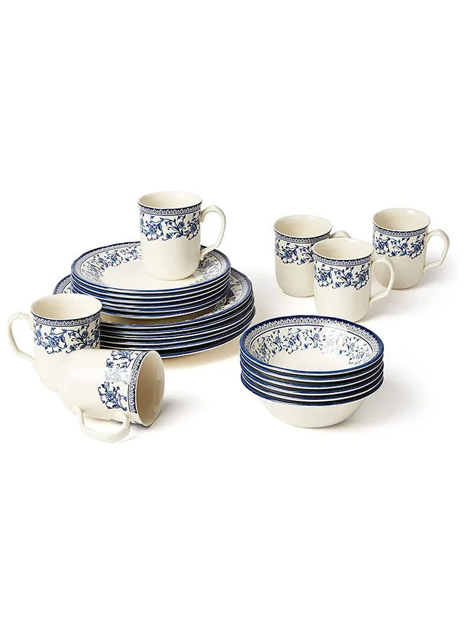 Claytan Claytan Aster Blue Dinner Set 24 pcs