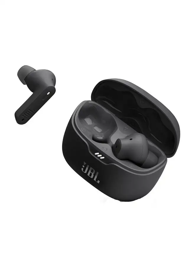 JBL Tune Beam True Wireless Noise Cancelling Earbuds, Pure Bass Sound, Bluetooth 5.3, Smart Ambient, 4-Mics Technology, Voiceaware, 48H Battery, Water And Dust Resistant Black