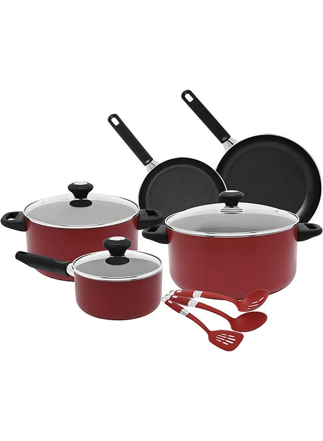 Prestige 11-Piece Classique Cookware Set With Glass Lid