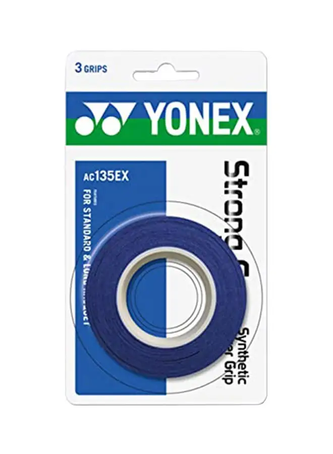 Yonex Yonex AC135EX-3 Strong Grap 3 Wraps, Orient Blue