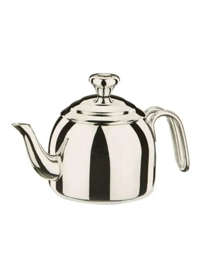 Korkmaz Droppa Teapot Silver 100mm