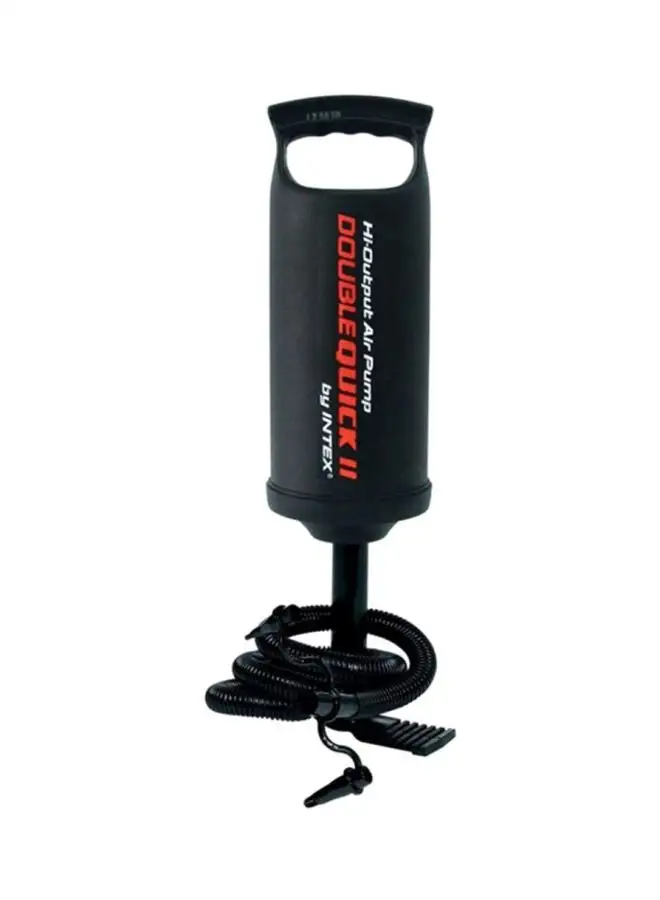 INTEX Double Quick II High Output Air Pump - Black Black 36cm