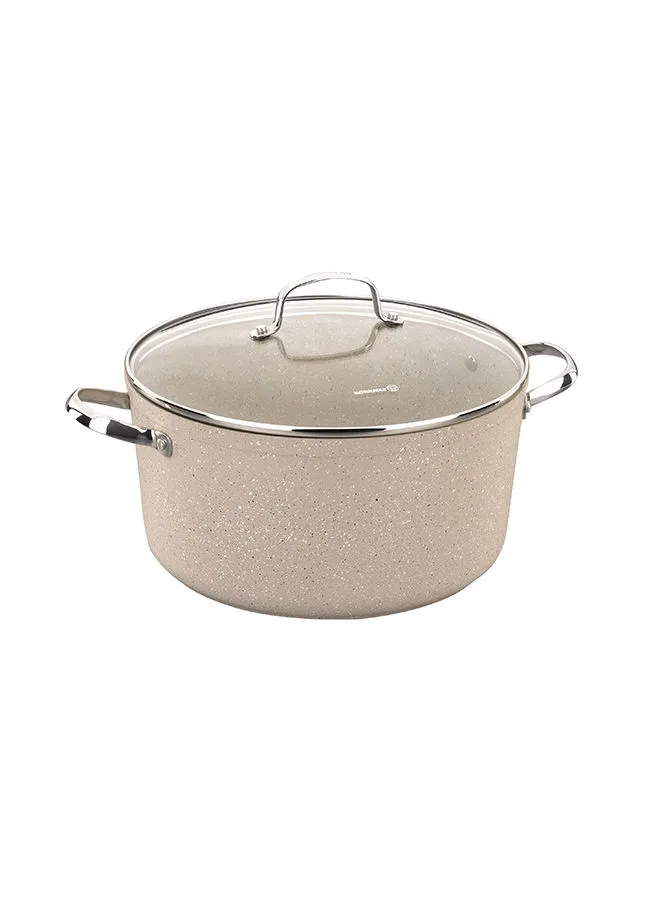 Korkmaz Granita Alu. Stainless Steel Casserole Pot 5.0l