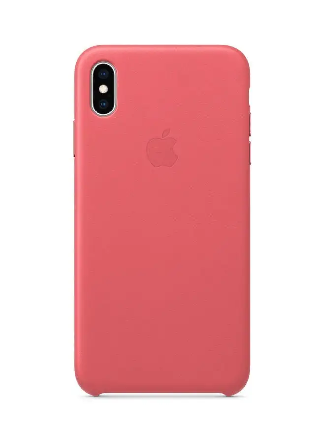 Apple iPhone XS Max Leather Case pink