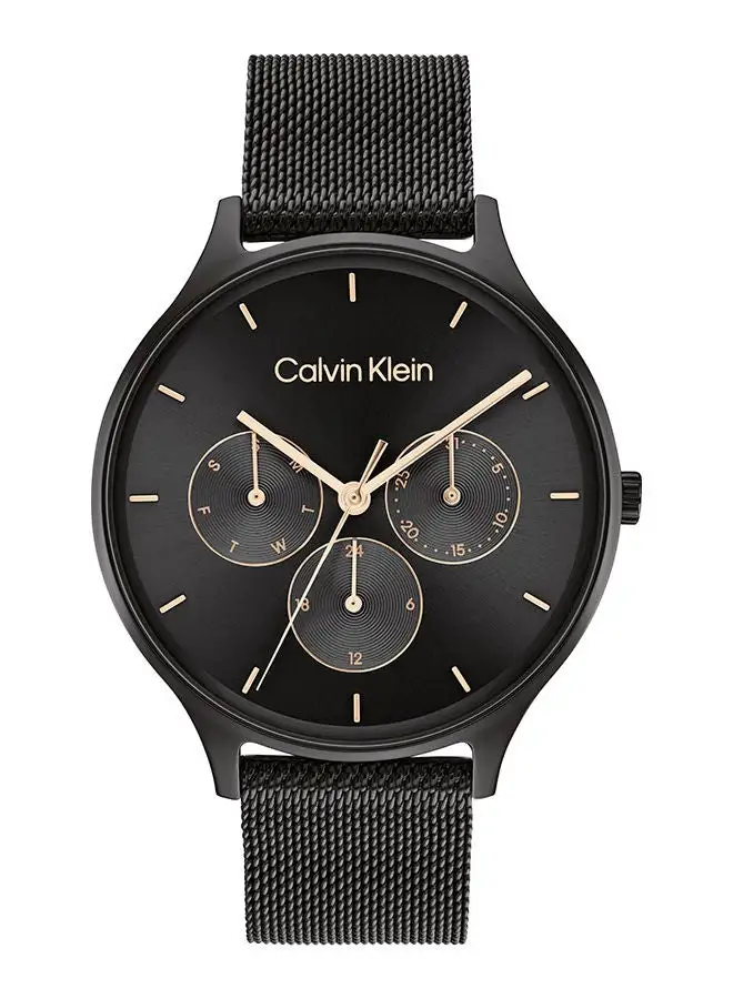 CALVIN KLEIN Women's Analog Round Stainless Steel Wrist Watch 25200105 - 38 mm