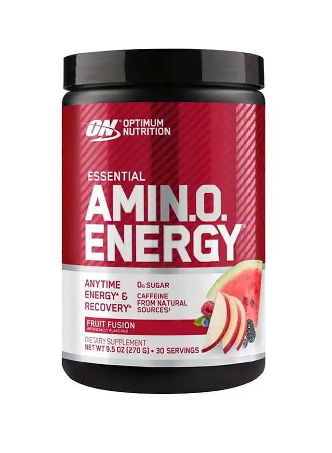 Optimum Nutrition Amino Energy Pre Workout With Green Tea Bcaa Amino Acids Keto Friendly Green Coffee Extract Zero Grams Of Sugar Anytime Energy Powder Fruit Fusion 30 Servings