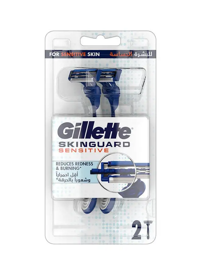 Gillette Skin Guard Sensitive Disposable Razor 2 Count