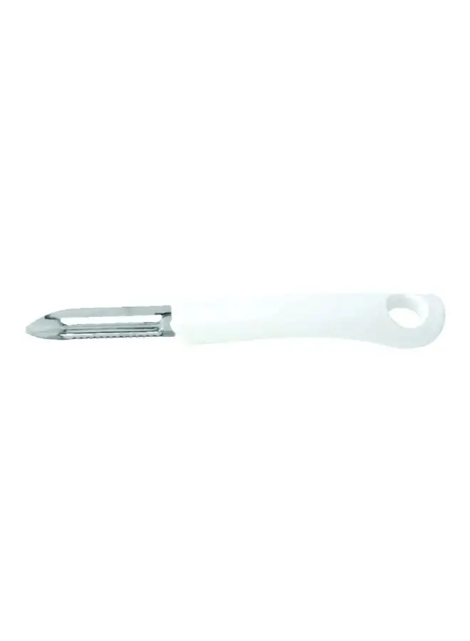 FACKELMANN Vegetable Peeler White/Silver 7.5inch