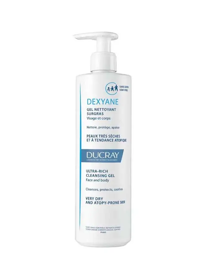 DUCRAY Dexyane Ultra-Rich Cleansing Gel For Face And Body 400ml