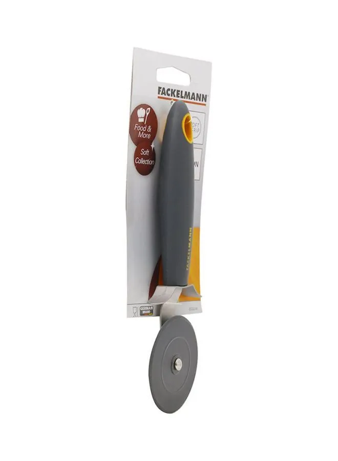 FACKELMANN Pizza Cutter Grey/Yellow