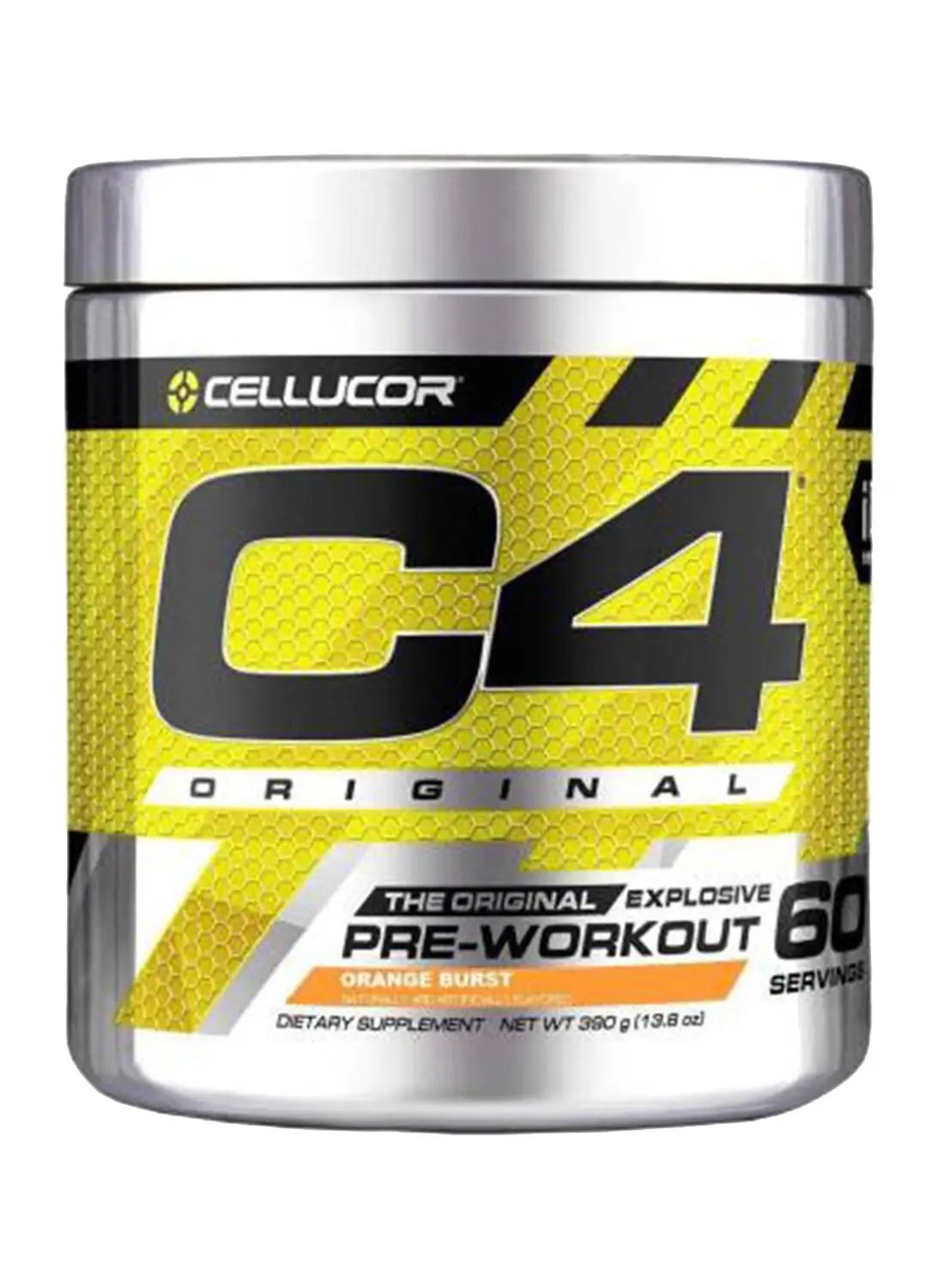 CELLUCOR C4 Original Explosive قبل التمرين - Orange Brust - 60 حصة 390 جم