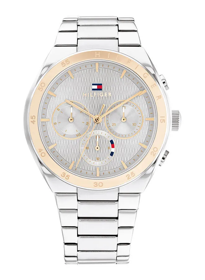 TOMMY HILFIGER Women Analog Round Shape Stainless Steel Wrist Watch 38 mm