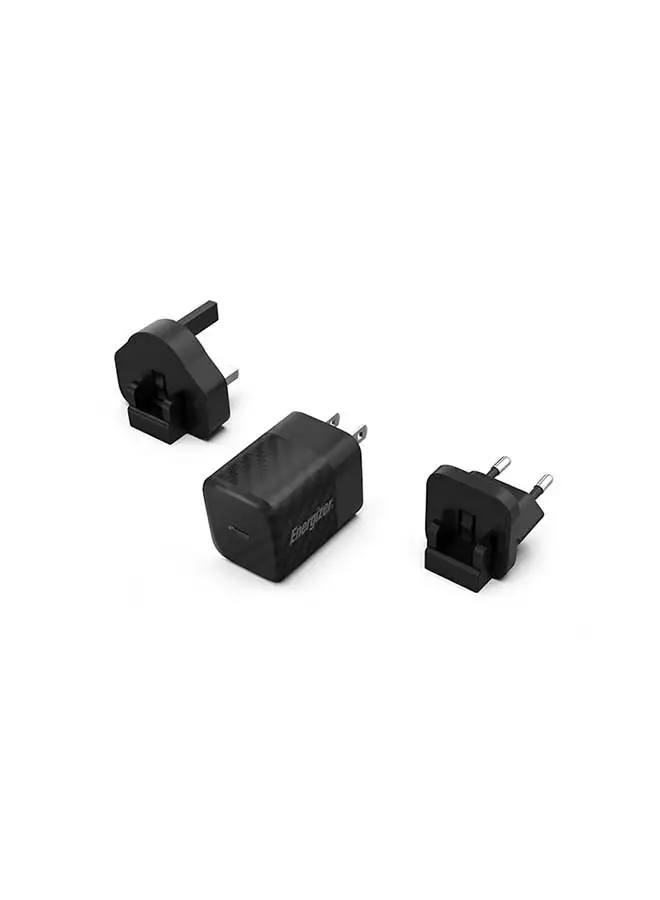 Energizer Ultimate 20W iPhone Charger USB C PD Fast USB C Charger iPhone 15 Fast Charger Head USB-C Power Plug Universal Travel Adapter For iPhone 15/15 Pro Max/15 Pro/15 Plus/14/13/12/11 Black