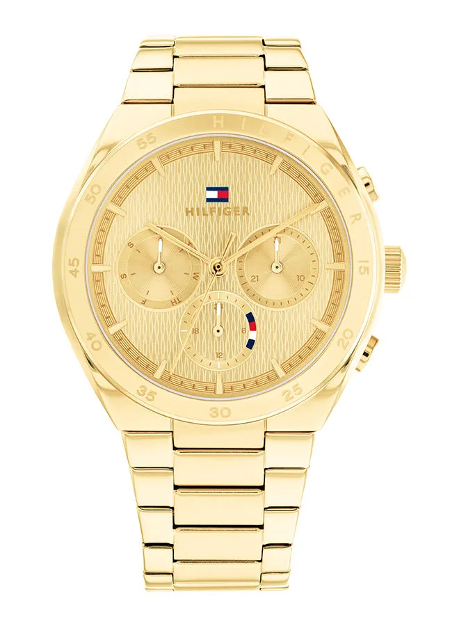 TOMMY HILFIGER Women Analog Round Shape Stainless Steel Wrist Watch 38 mm